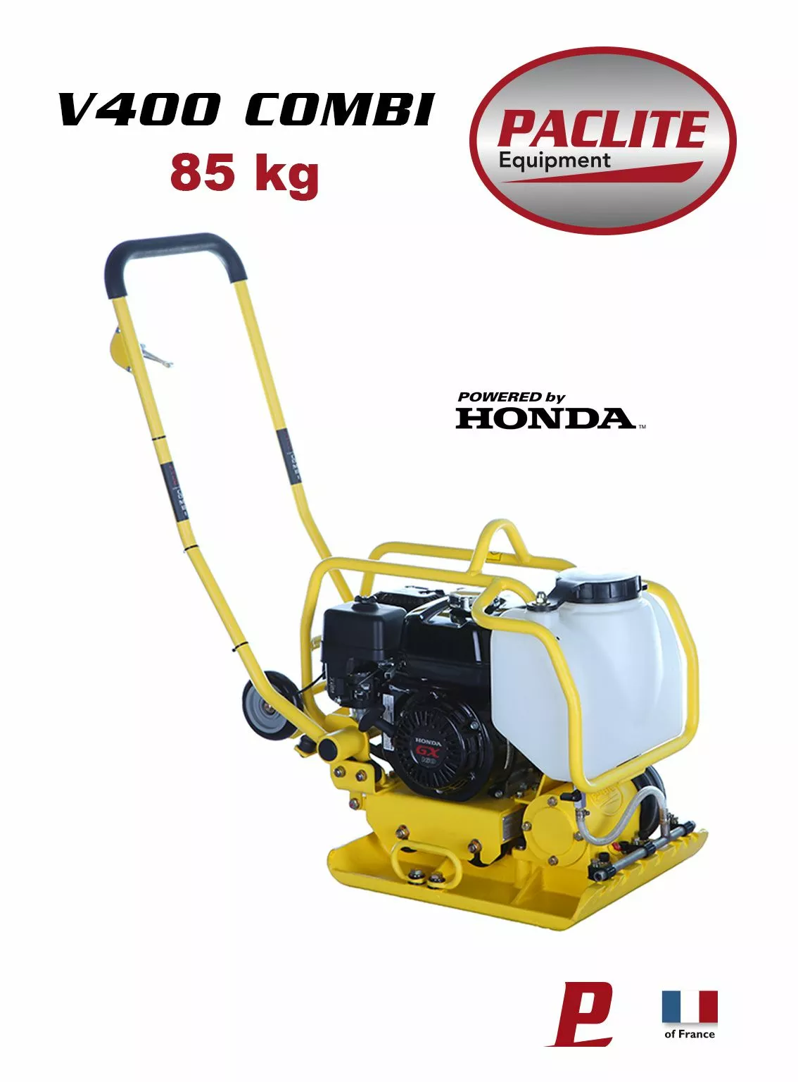 Plaque vibrante marche avant