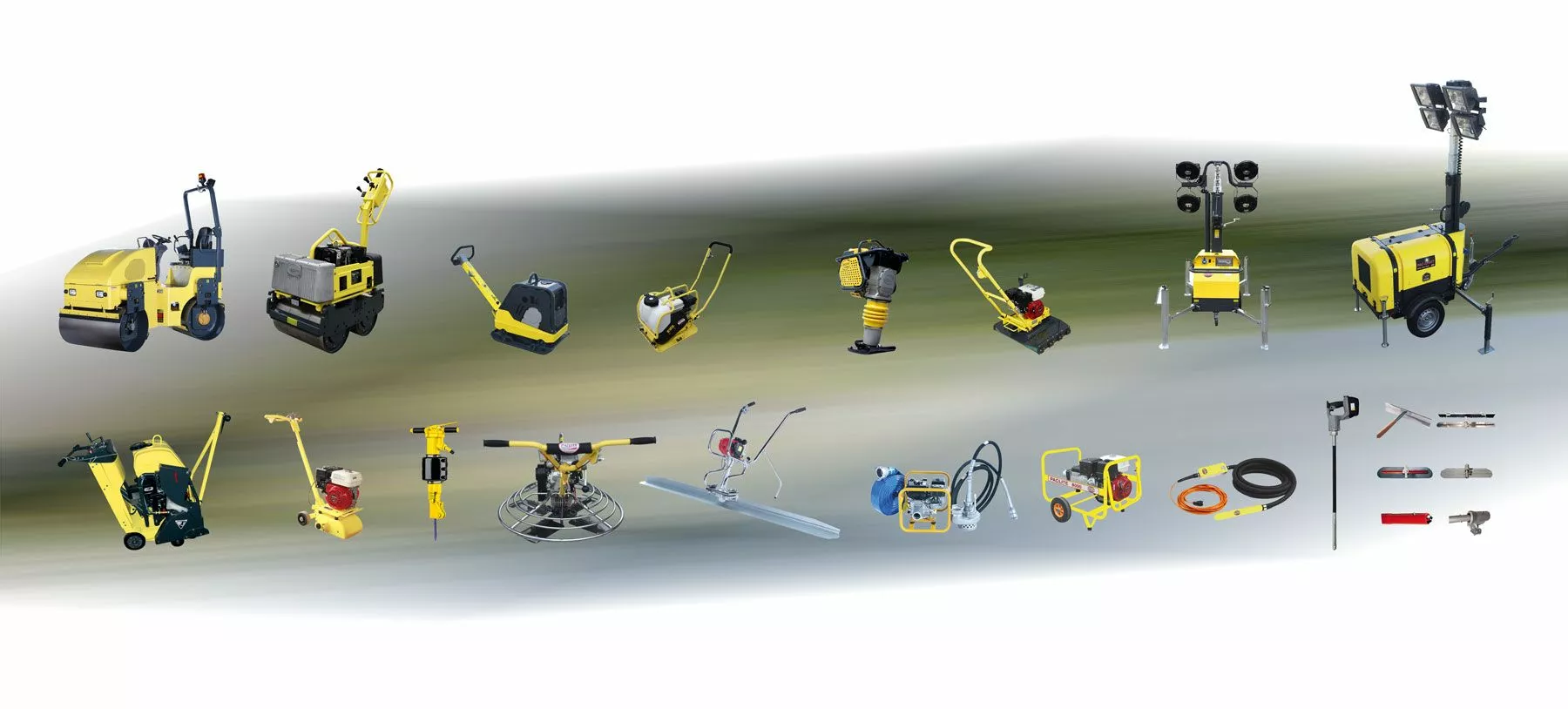 Nos gammes de machines pour les professionnels du BTP
