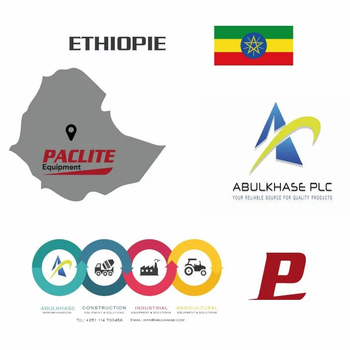 Paclite Equipment est représenté en Afrique de l'est par ABDHULHKASE, à Adhis Abeba en ETHIOPIE.
